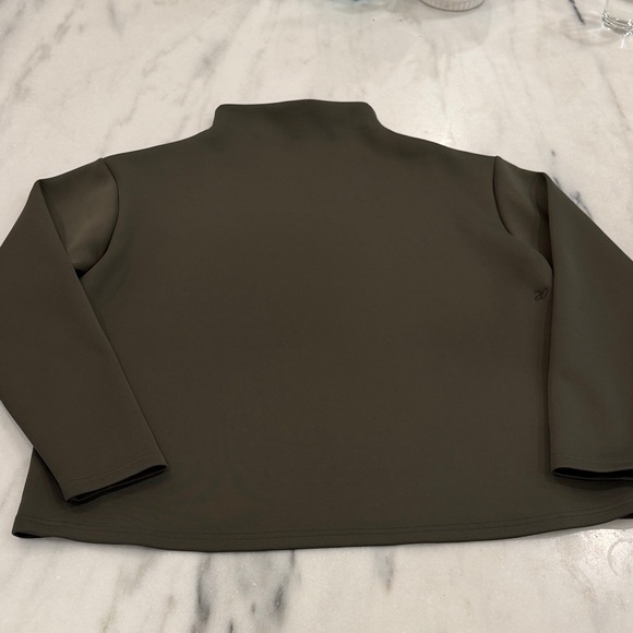 ‘Like a Boss’ Turtleneck - Dark khaki from Aday - Picture 3 of 3